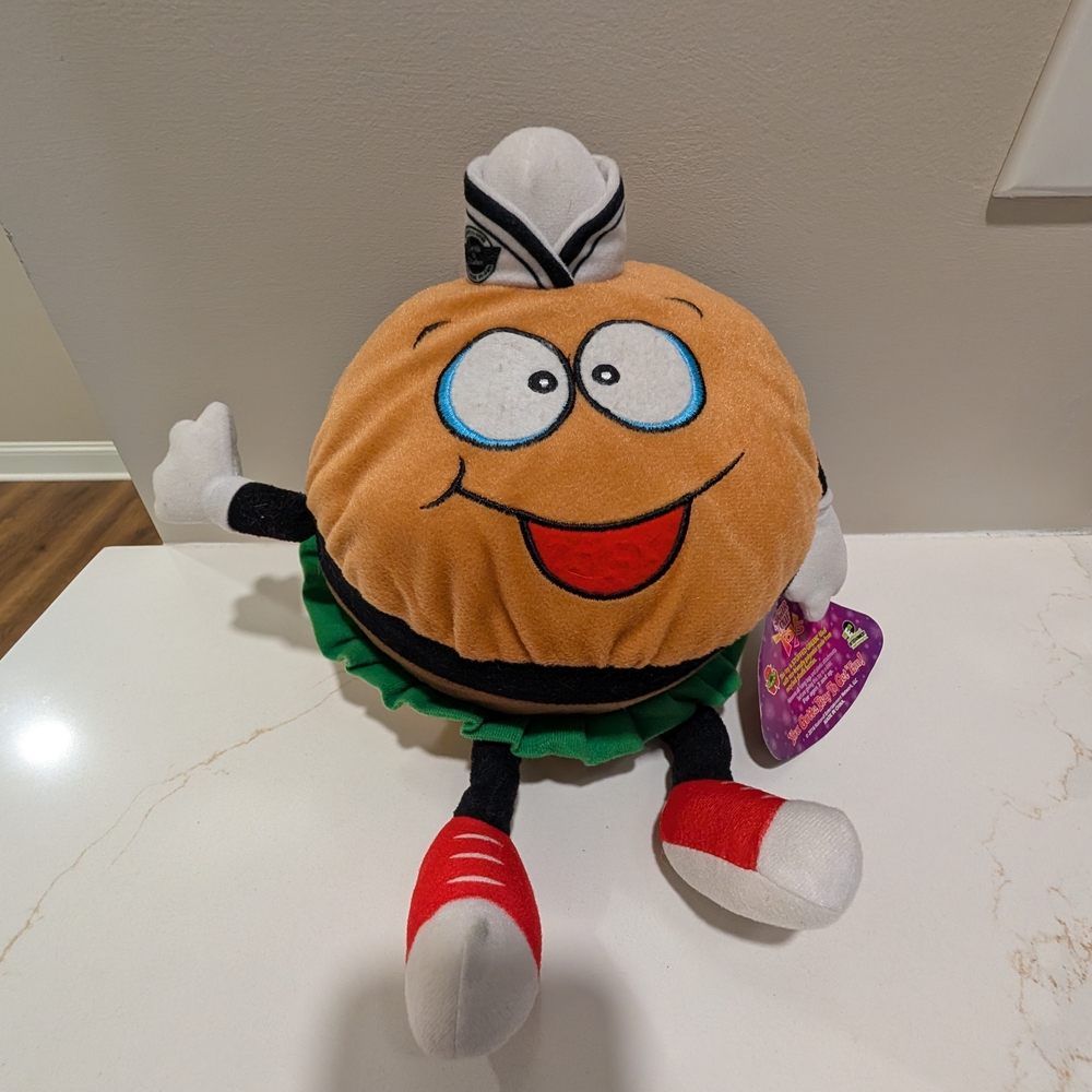 Steak & Shake Plush Burger Toy Mascot Collectible Fast Food